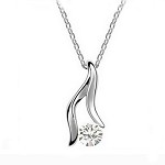 White Gold Plated Popular Vintage Necklaces - 24/12